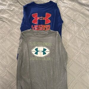Under Armour Lot of two long sleeve tshirts youth size XL. This is a set